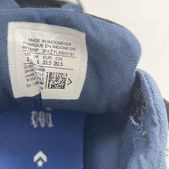 Converse Chuck Taylor Street Mid Unisex Big Kids Shoes Sneakers Blue Size 2 New - Picture 10 of 10